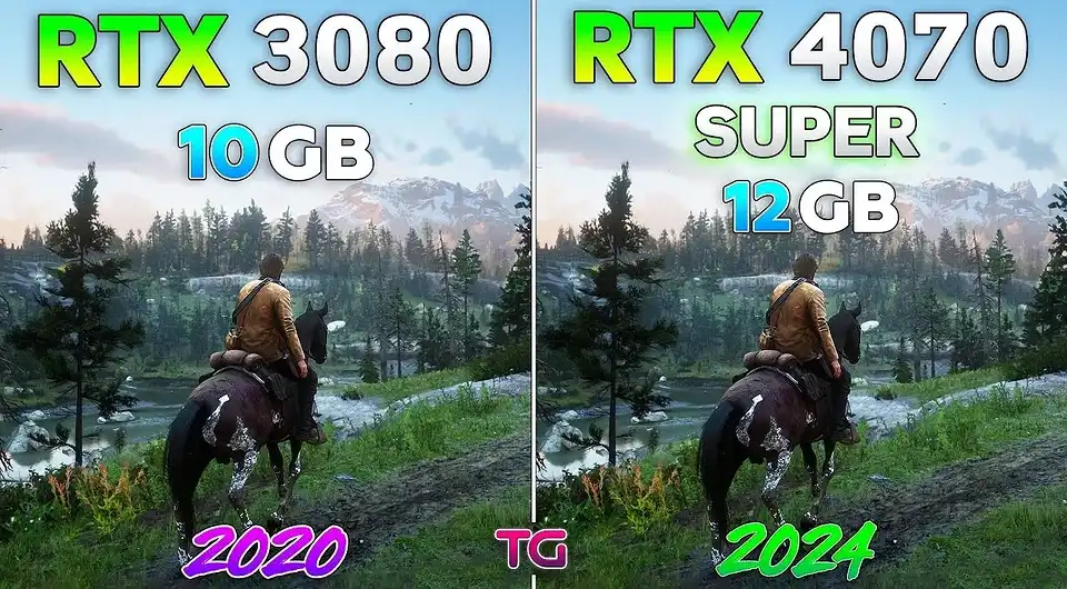 GeForce RTX 4070 SUPER против RTX 3080